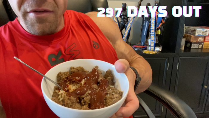 297 Days Out - FULL BACK WORKOUT | Full Day of Eating (5K+ Calories!)
