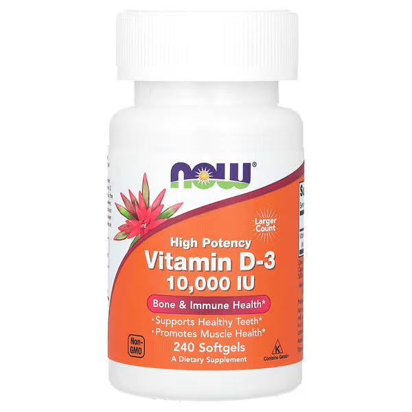 NOW Foods Vitamin D-3 | High Potency