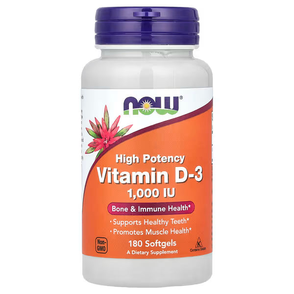 NOW Foods Vitamin D-3 | High Potency