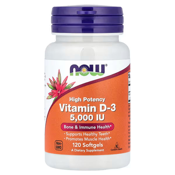 NOW Foods Vitamin D-3 | High Potency
