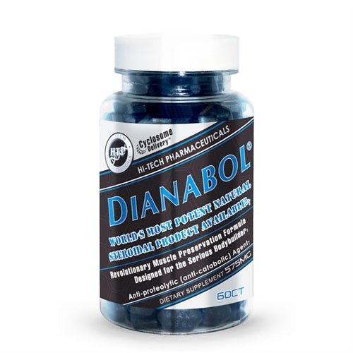 Hi-Tech Pharma Dianabol 60 Tablets muscle growth and strength support supplement bottle from Tiger Fitness