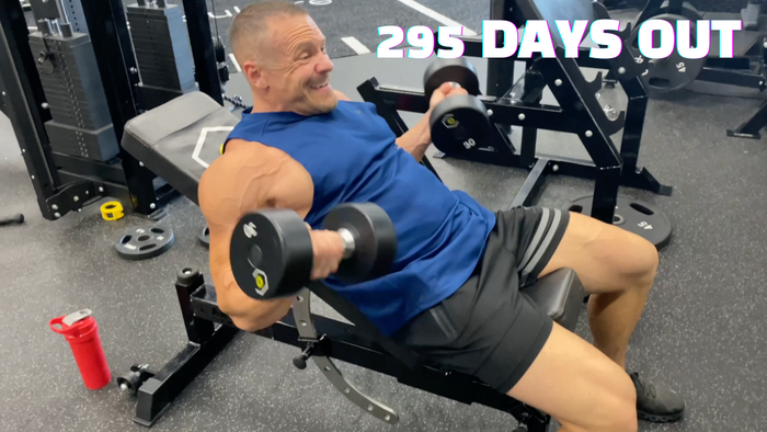 295 Days Out - FULL ARM WORKOUT | Full Day of Eating (5.5K+ Calories!)