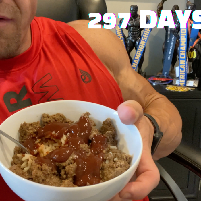 297 Days Out - FULL BACK WORKOUT | Full Day of Eating (5K+ Calories!)