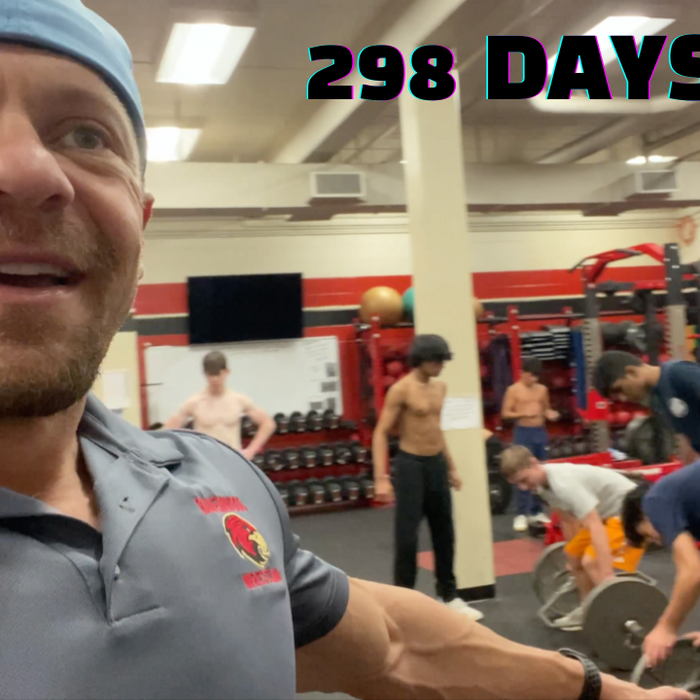 298 Days Out - Full Day of Eating (5K+ Calories!) | FULL CHEST WORKOUT - 150lb Dumbbell Press for 12