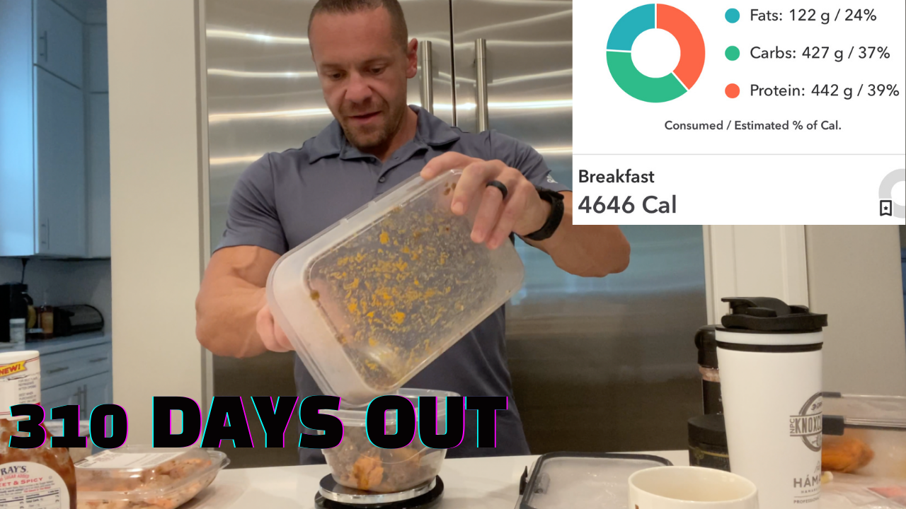 310 Days Out - Full Day of Eating (4,646 CALORIES!) | Buying a New Car | HS Coaching