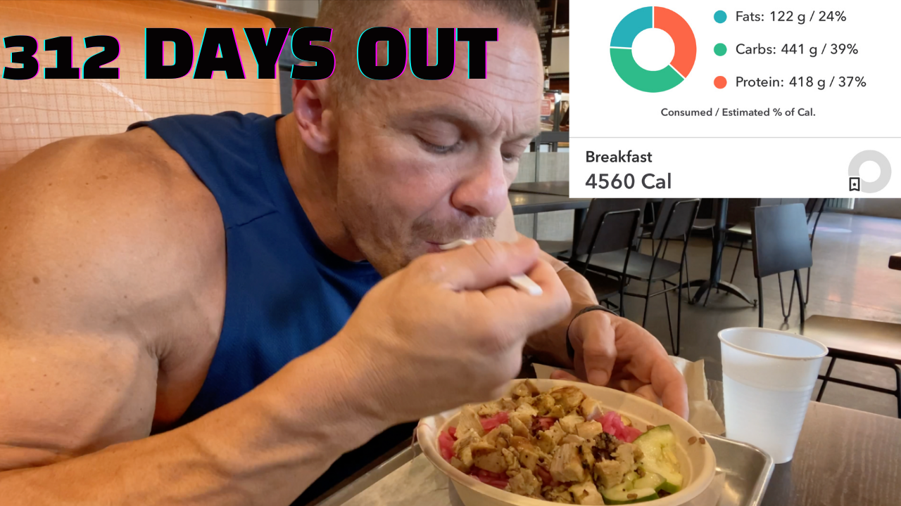 312 Days Out - Full Day of Eating (4,560 CALORIES!) | Costco Grocery Haul | Jerry Ward Visit