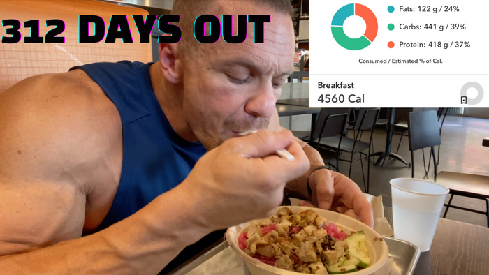312 Days Out - Full Day of Eating (4,560 CALORIES!) | Costco Grocery Haul | Jerry Ward Visit