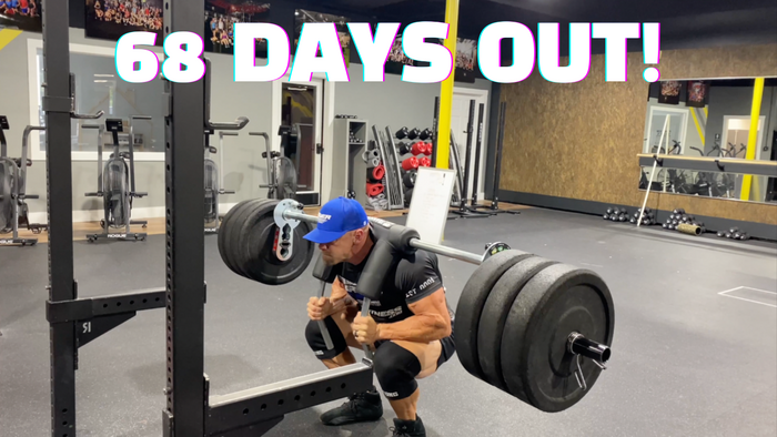 68 Days Out - HARD LEG DAY | Full Day of Eating (5.5K+ Calories!)