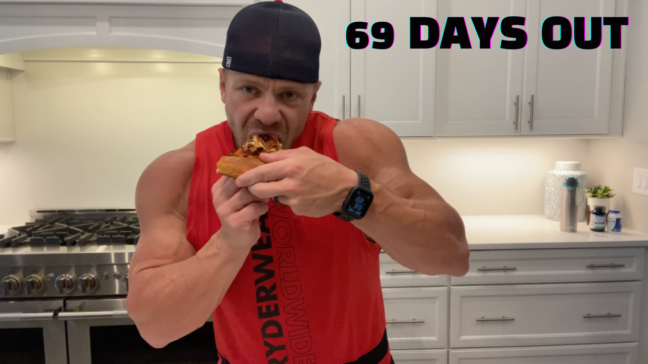 69 Days Out - First Time Eating Pizza in 8 Years! | Full Day of Eating (5.5K+ Calories!)
