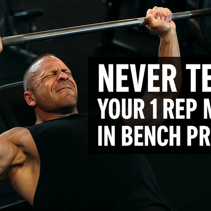 Why You Should Never Test Your 1-Rep Max on the Bench Press