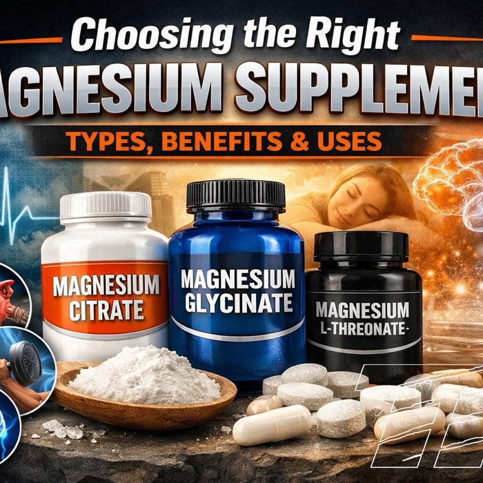 Choosing the Right Magnesium Supplement: Types, Benefits & Uses