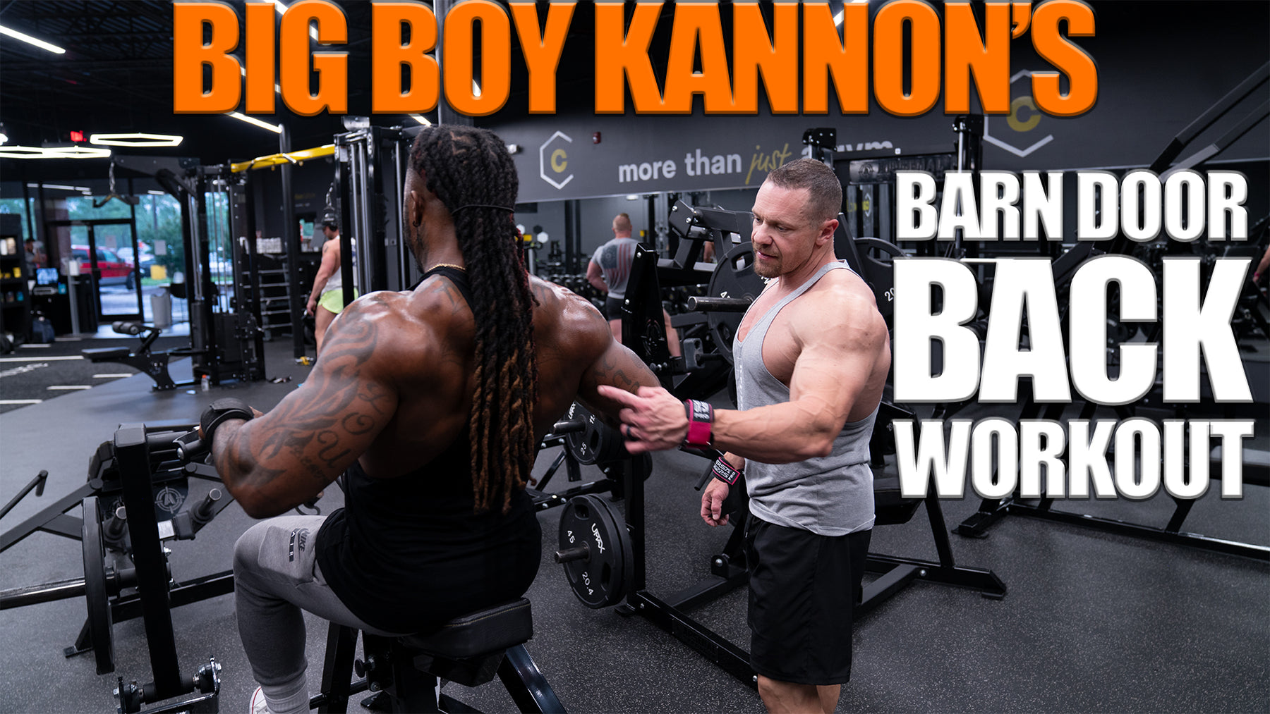 Barn Door Back Workout with Big Boy Kannon