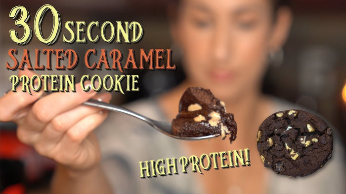 30-Second Salted Caramel Protein Cookie