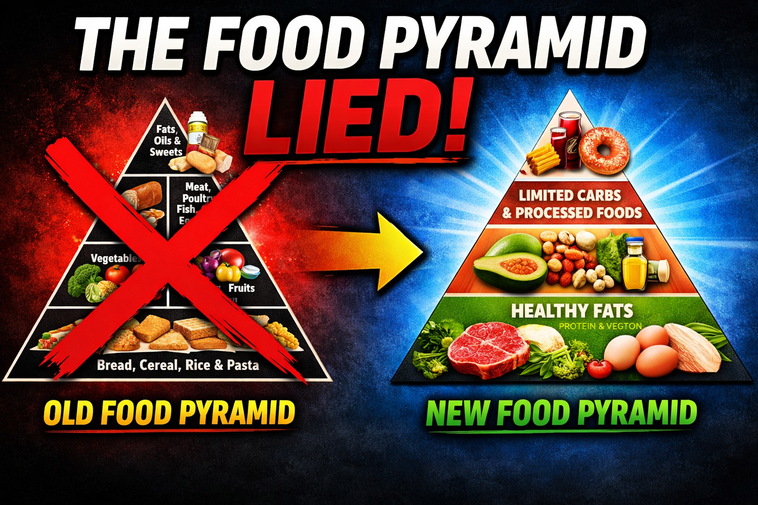 The New Food Pyramid: Why This Shift Was Necessary and Why the Data Supports It