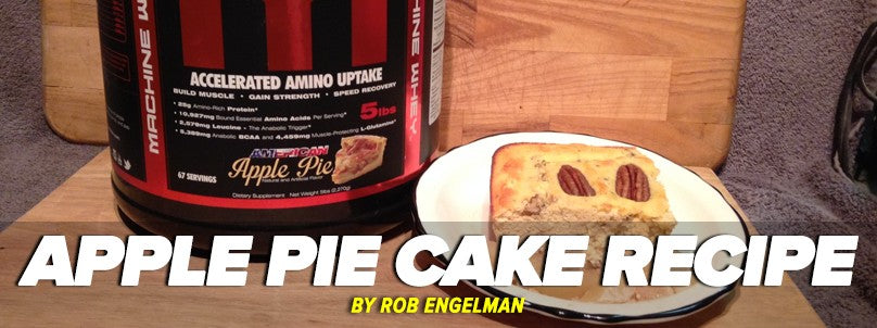 Healthy, Protein-Rich Apple Pie Cake Recipe