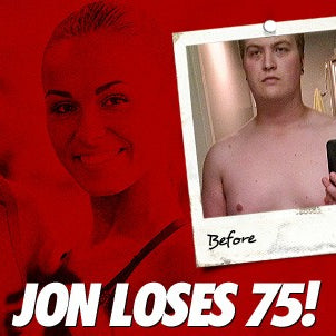 Transformation:  Jon Gunderson Gets Determined and Loses 75!