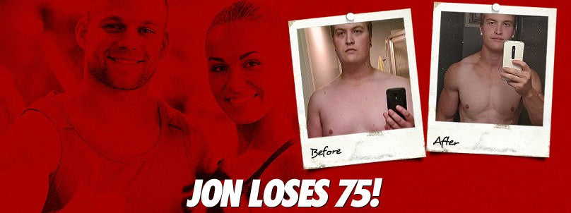 Transformation:  Jon Gunderson Gets Determined and Loses 75!