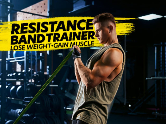 Resistance Band Video Trainer For Gaining Muscle and Losing Fat