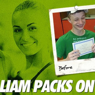 Transformation: William Porter Packs on 53 Pounds of Mass!