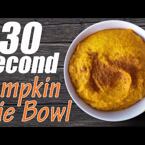 30-Second Pumpkin Pie Bowl
