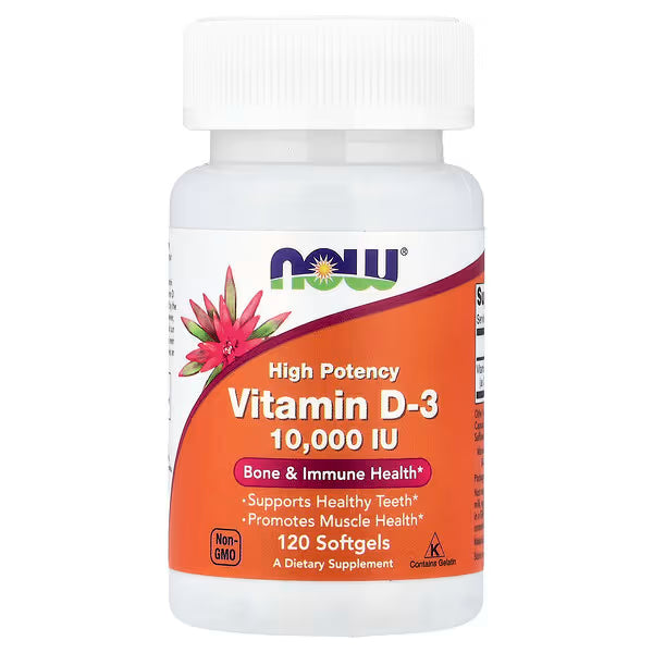 NOW Foods Vitamin D-3 | High Potency
