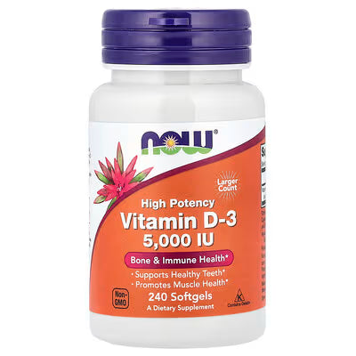 NOW Foods Vitamin D-3 | High Potency