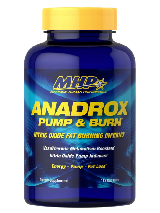 MHP Anadrox Pump & Burn 112 Capsules – Nitric Oxide Fat Burning Formula | Tigerfitness.com