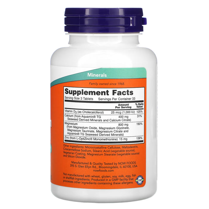 NOW Foods Magnesium & Calcium 500/250mg