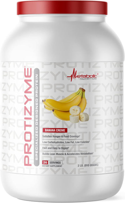 Metabolic Nutrition Protizyme Protein | High Quality Whey Blend for Lean Muscle & Recovery
