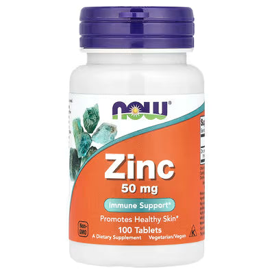 NOW Foods Zinc 50mg | Immune Support