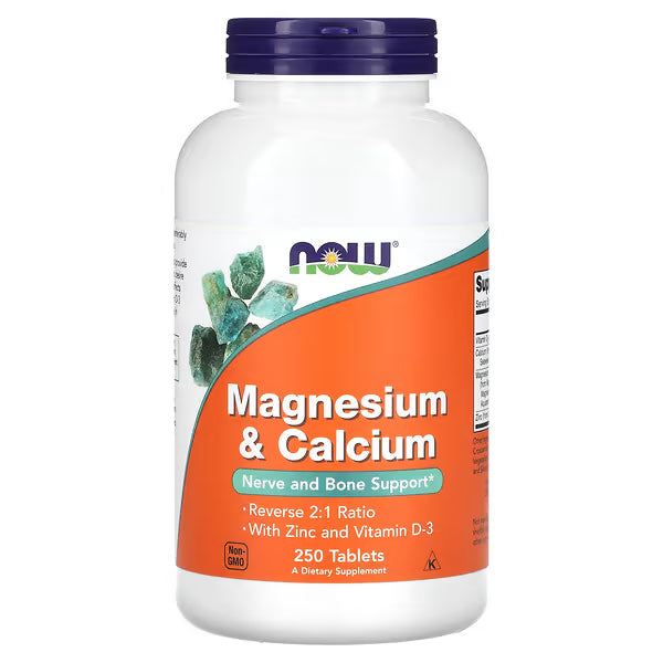 NOW Foods Magnesium & Calcium 500/250mg
