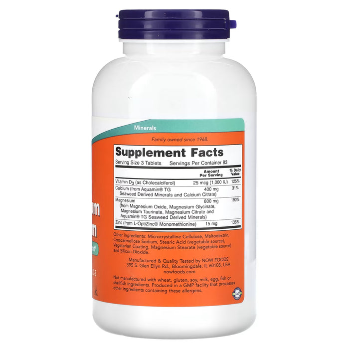 NOW Foods Magnesium & Calcium 500/250mg