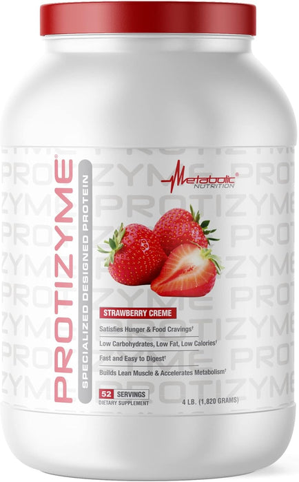 Metabolic Nutrition Protizyme Protein | High Quality Whey Blend for Lean Muscle & Recovery
