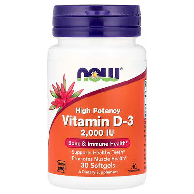 NOW Foods Vitamin D-3 | High Potency
