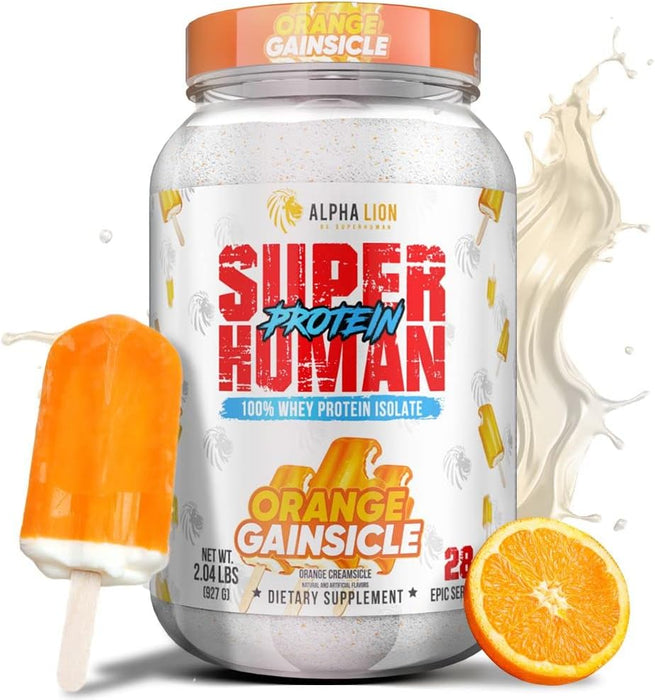 Alpha Lion Superhuman Protein – Orange Gainsicle 28 Servings