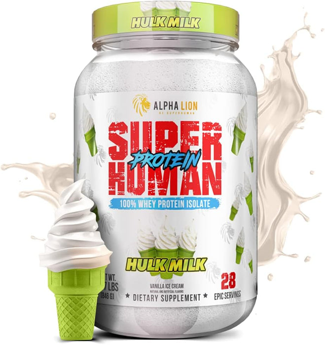 Alpha Lion Superhuman Protein Whey Isolate – Hulk Milk 