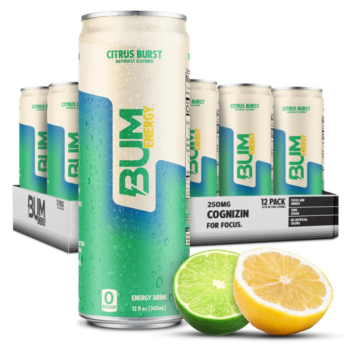 Bum Energy Drink | Zero Sugar Energy & Performance Beverage