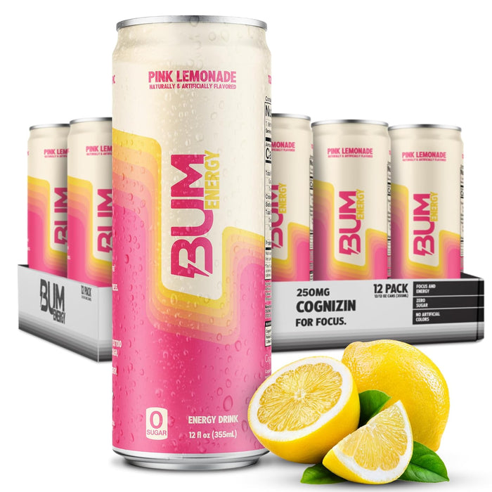 Bum Energy Drink | Zero Sugar Energy & Performance Beverage