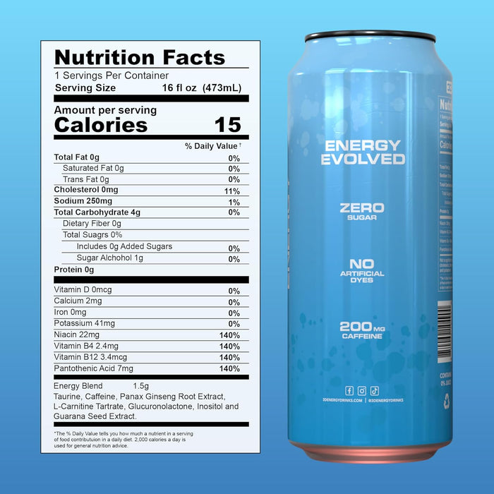 3D Energy RTD | Sugar-Free Energy Drink for Focus & Performance