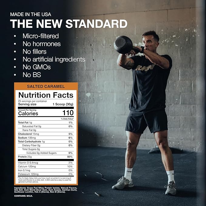 RAW Grass Fed Isolate Protein Powder