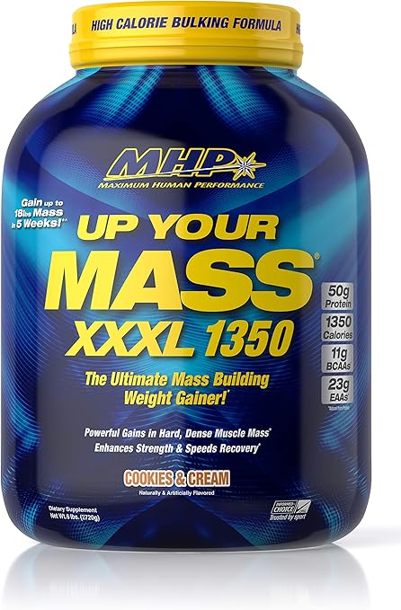 MHP Up Your Mass XXXL – Extreme Mass Gainer for Size & Strength - Cookies & Cream | Tigerfitness.com