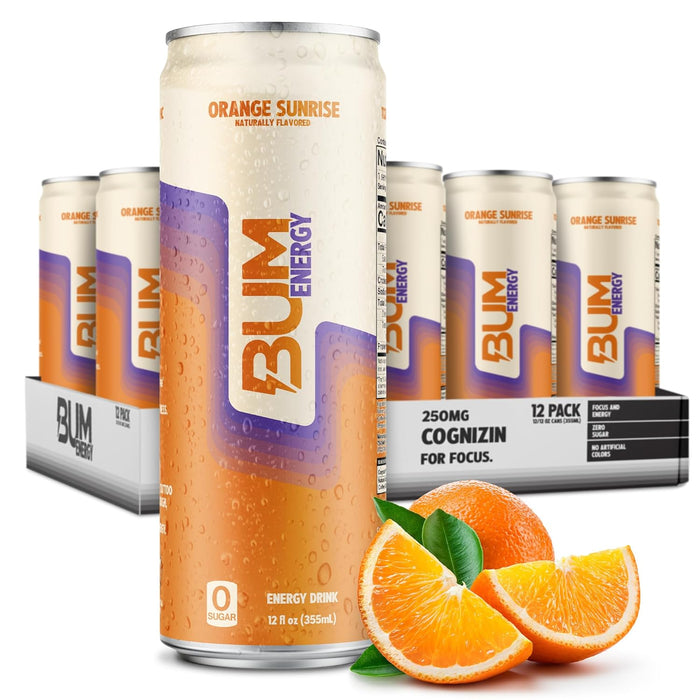 Bum Energy Drink | Zero Sugar Energy & Performance Beverage