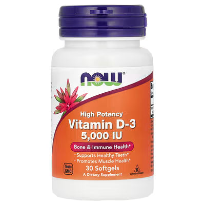 NOW Foods Vitamin D-3 | High Potency