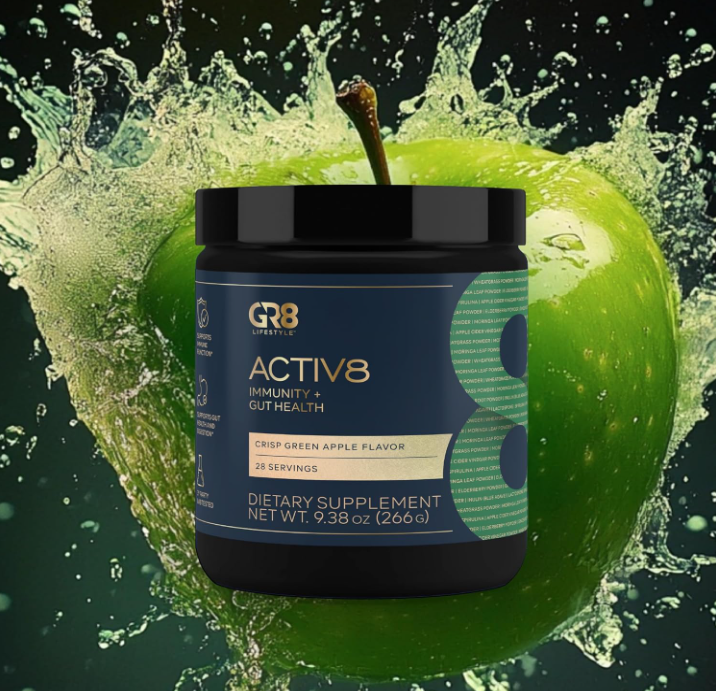 GR8 Lifestyle Activ8 | Immunity + Gut Health Daily Support
