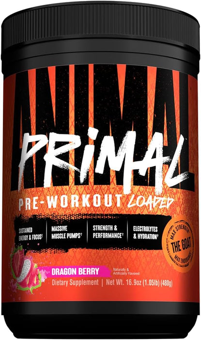 Animal Primal Loaded Pre-Workout | Energy, Focus & Muscle Pump