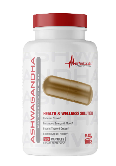 Metabolic Nutrition Ashwagandha Capsules – Stress Relief & Mood Support 90 Capsules – TigerFitness