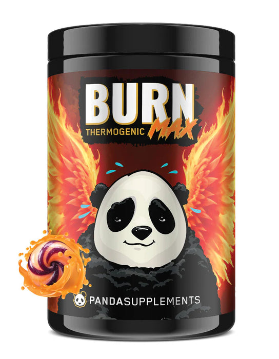Panda Supps Burn MAX Peach Berry Lollypop – Advanced Thermogenic Fat Burner for Energy and Focus