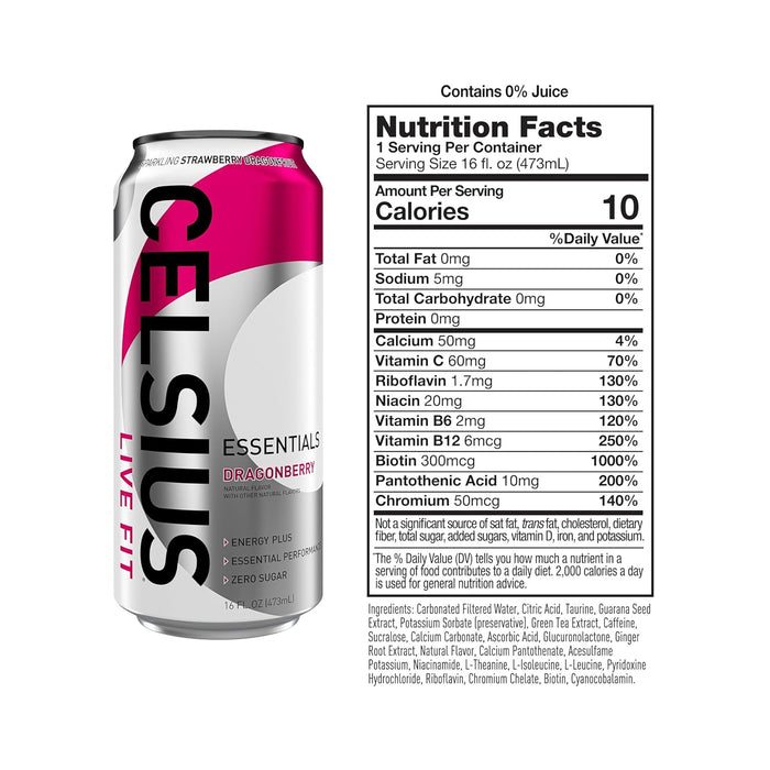 Celsius Essentials Energy Drink