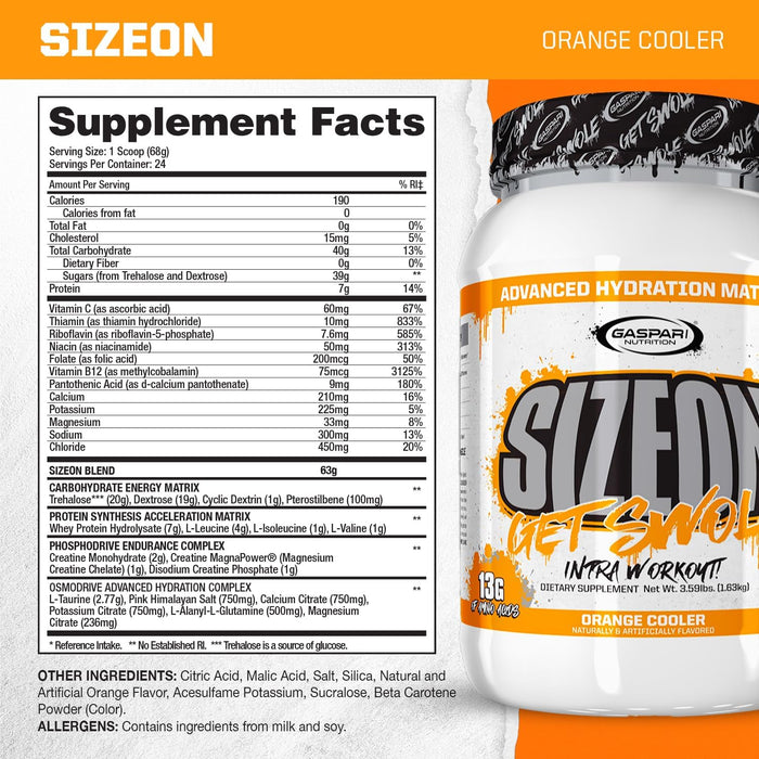 Gaspari Nutrition SizeOn | Intra-Workout Creatine