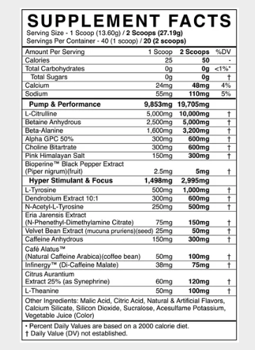 BlackMarket Labs DEFY | Extreme Pre-Workout